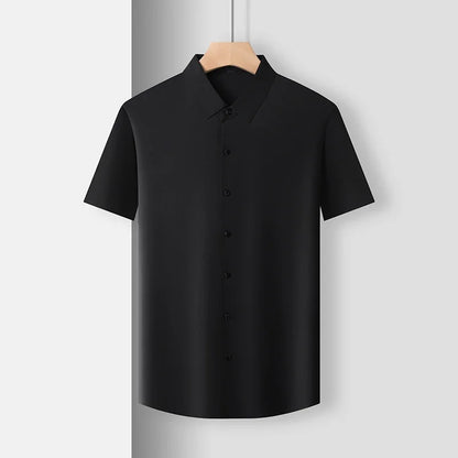 Men's Business Casual Short Sleeved Shirt
